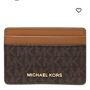 Michael Kors Brown Card Holder